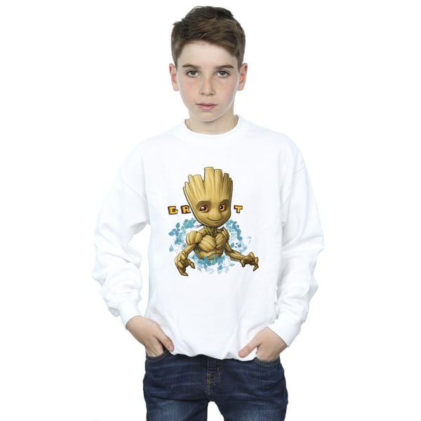 Guardians Of The Galaxy Boys Groot Flowers Sweatshirt