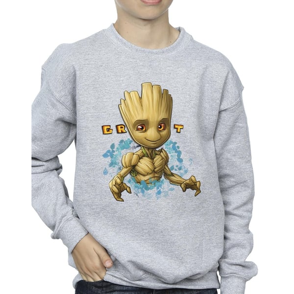 Guardians Of The Galaxy Boys Groot Flowers Sweatshirt