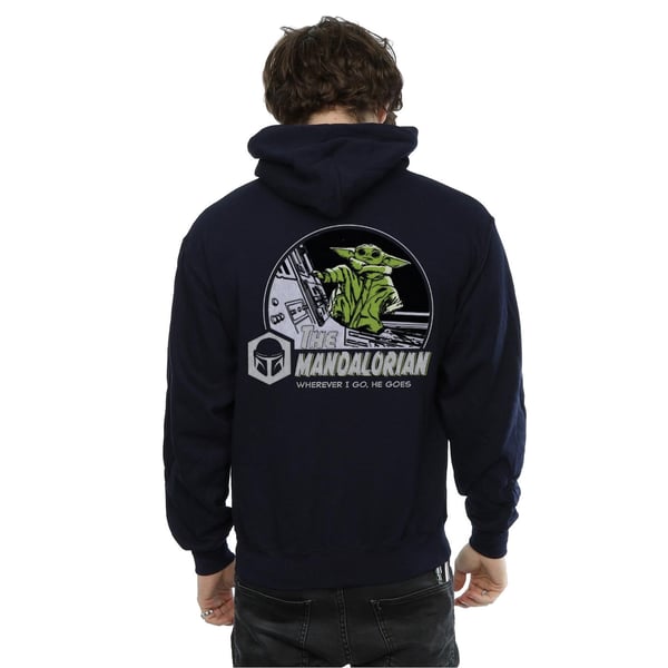 Star Wars Miesten The Mandalorian He Goes Taskuhuppari