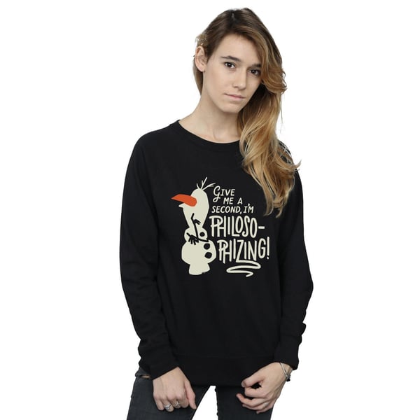 Disney Womens/Ladies Frozen 2 Olaf Philosophizing Sweatshirt