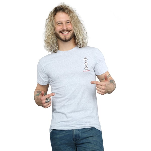 Disney Mens Aristocats Marie Breast Print T-Shirt