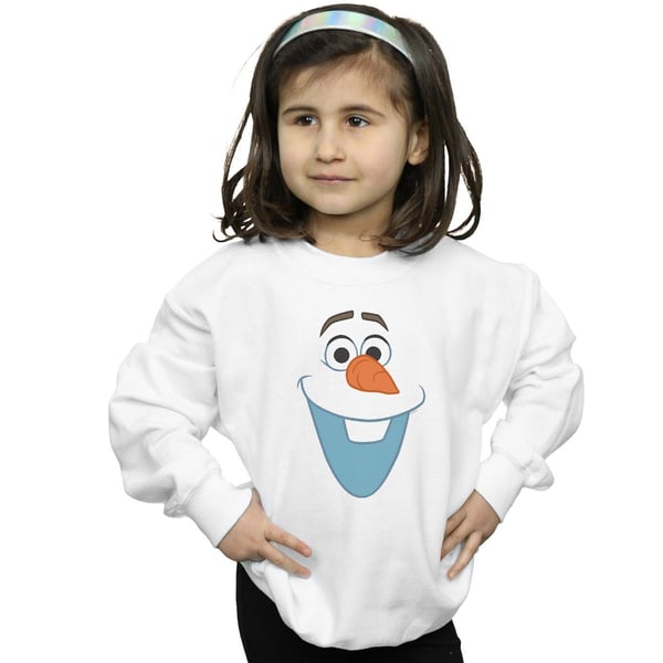 Disney Girls Frozen Olaf Face Sweatshirt