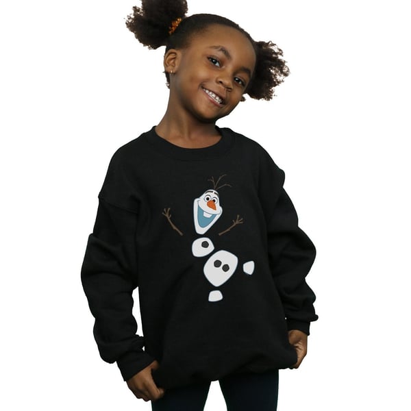 Disney Girls Frozen Olaf Deconstructed Sweatshirt