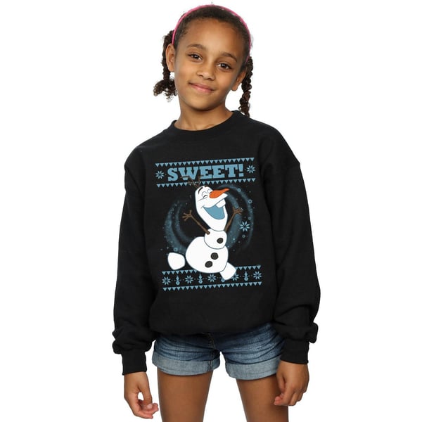 Disney Tyttöjen Frozen Olaf Makea Joulu Collegepaita
