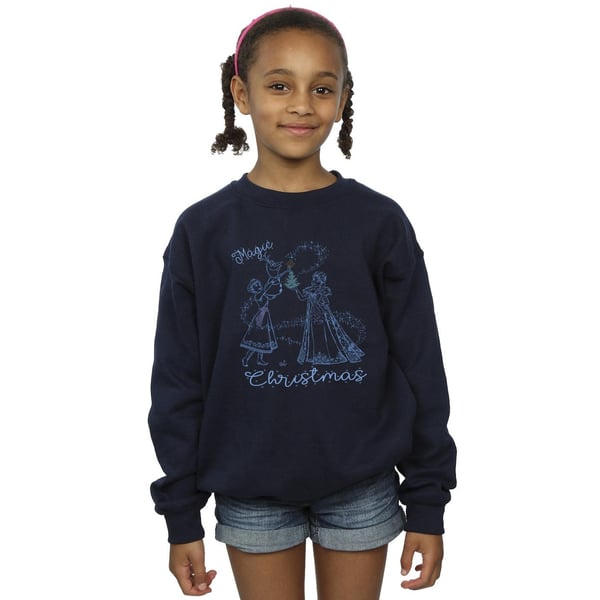 Disney Girls Frozen Magic Christmas Sweatshirt