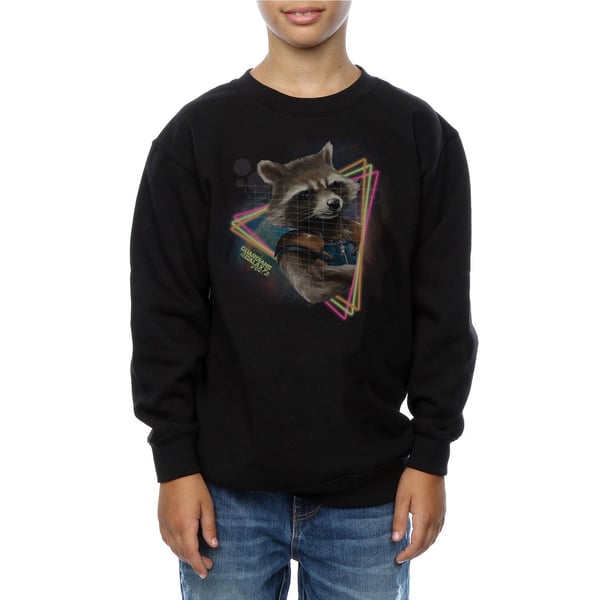Marvel Boys Guardians Of The Galaxy Neon Rocket Sweatshirt