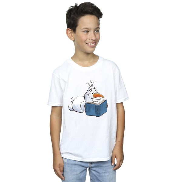 Disney Boys Frozen Olaf Reading T-Shirt