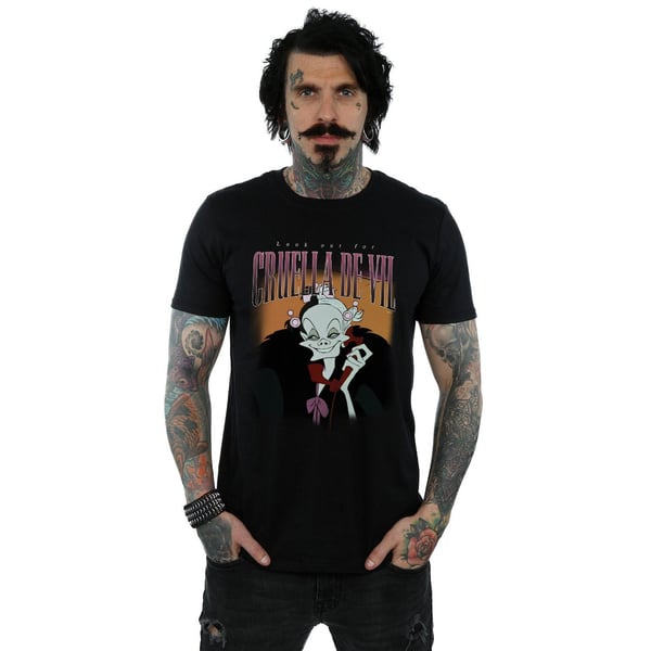 Disney Mens Cruella De Vil Homage T-Shirt