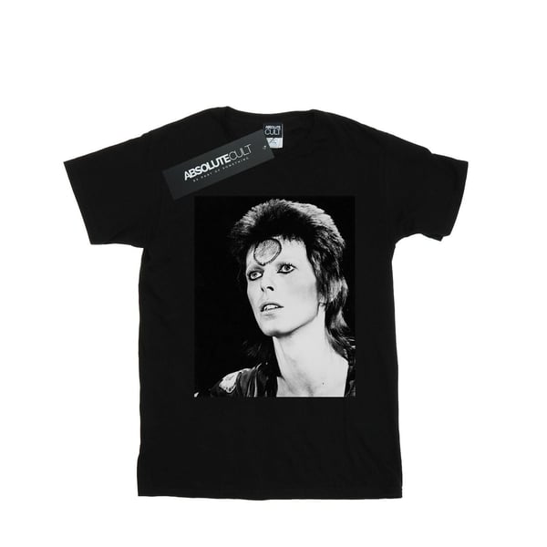 David Bowie Womens/Ladies Ziggy Looking Cotton Boyfriend T-Shirt