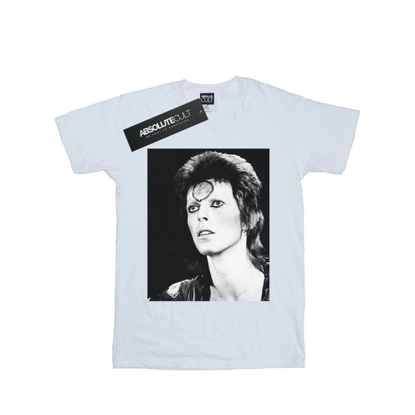 David Bowie Womens/Ladies Ziggy Looking Cotton Boyfriend T-Shirt
