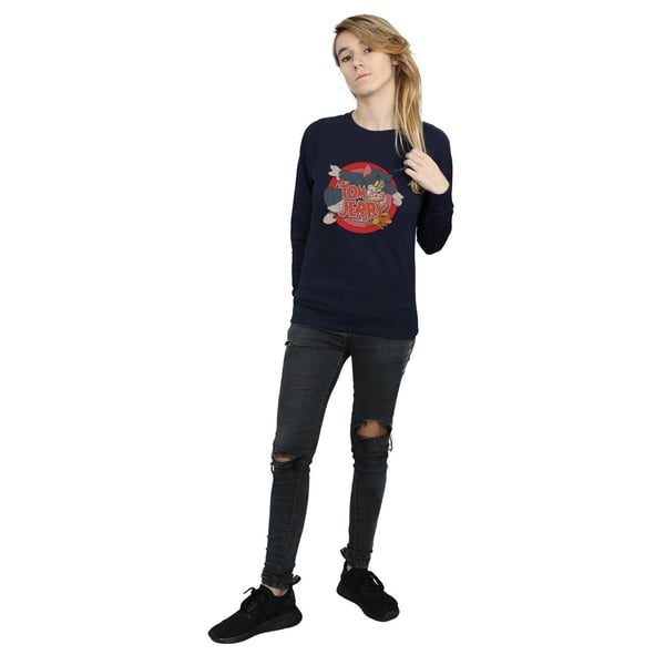 Tom and Jerry Womens/Ladies Classic Catch Sweatshirt