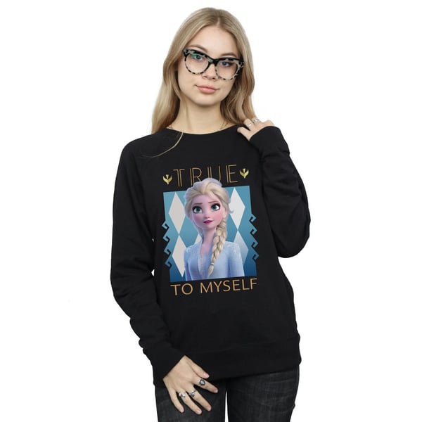 Disney Womens/Ladies Frozen 2 Elsa True To Myself Sweatshirt