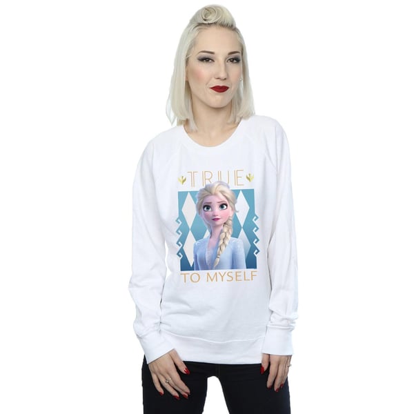 Disney Womens/Ladies Frozen 2 Elsa True To Myself Sweatshirt