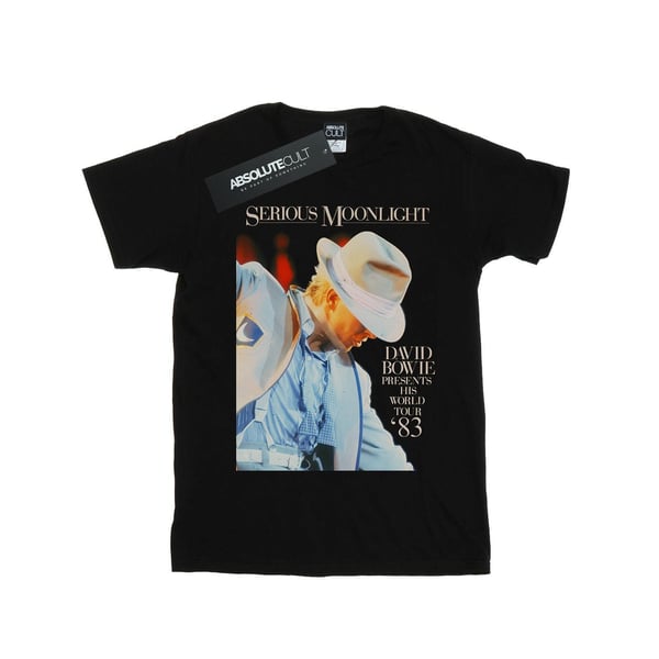 David Bowie Womens/Ladies Serious Moonlight Cotton Boyfriend T-Shirt