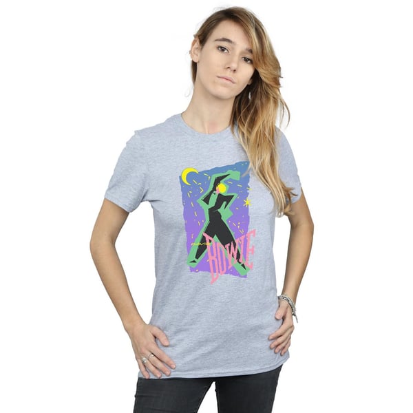 David Bowie Womens/Ladies Moonlight Dance Cotton Boyfriend T-Shirt