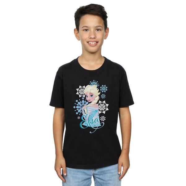 Disney Boys Frozen Elsa Snowflakes T-Shirt