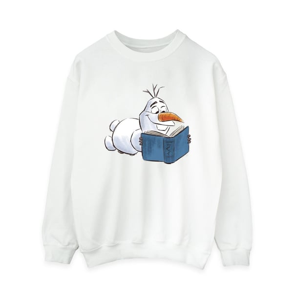 Disney Womens/Ladies Frozen Olaf Reading Sweatshirt
