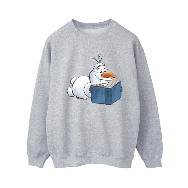 Disney Womens/Ladies Frozen Olaf Reading Sweatshirt