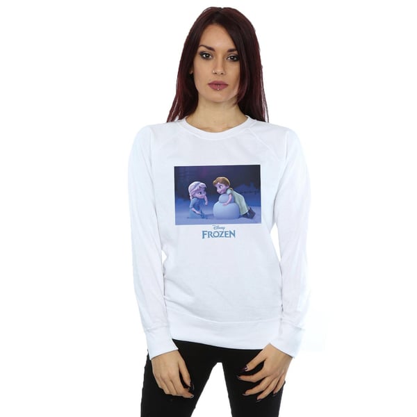 Disney Womens/Ladies Frozen Build A Snowman Sweatshirt