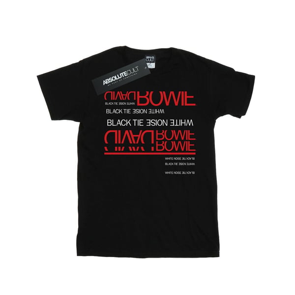 David Bowie Naisten Black Tie White Noise Puuvillainen Boyfriend T-paita