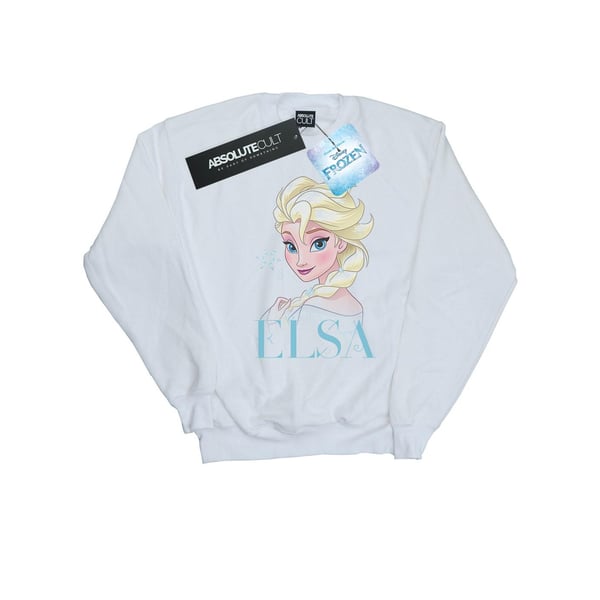 Disney Womens/Ladies Frozen Elsa Snowflake Portrait Sweatshirt