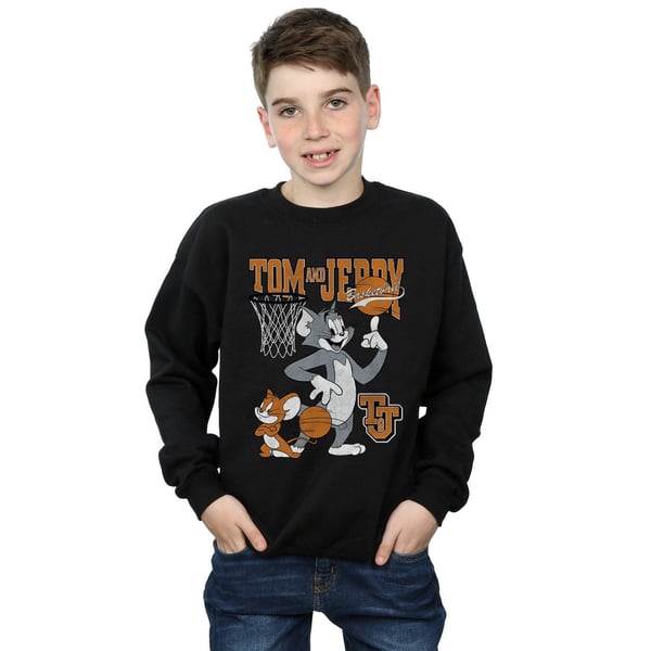 Tom and Jerry Boys Spinning Basketball Sweatshirt