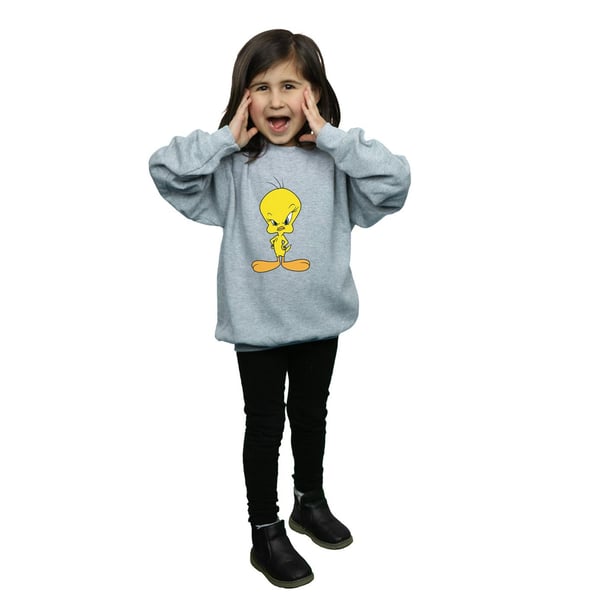 Looney Tunes Girls Tweety Angry Sweatshirt