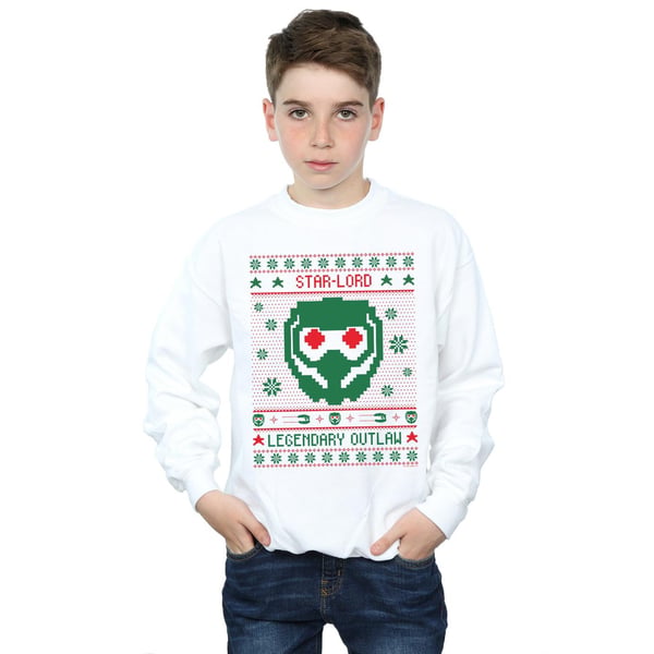 Marvel Boys Guardians Of The Galaxy Vol. 2 Star Lord Fair Isle Sweatshirt
