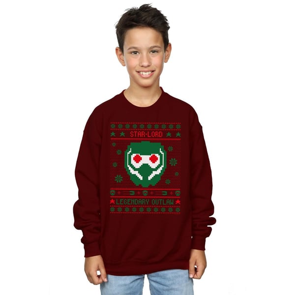 Marvel Boys Guardians Of The Galaxy Vol. 2 Star Lord Fair Isle Sweatshirt