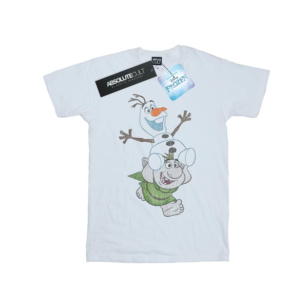 Disney Boys Frozen Olaf And Troll T-Shirt