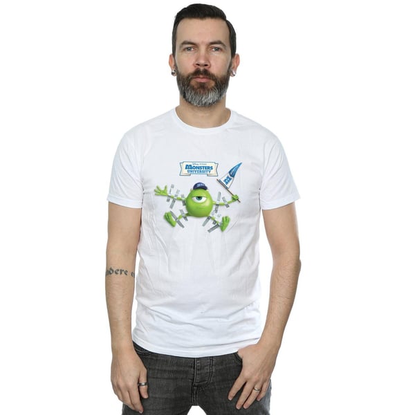 Disney Mens Monsters University Taped Mike T-Shirt