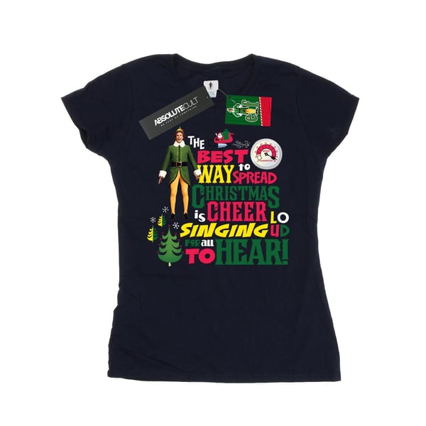 Elf Womens/Ladies Christmas Cheer Cotton T-Shirt