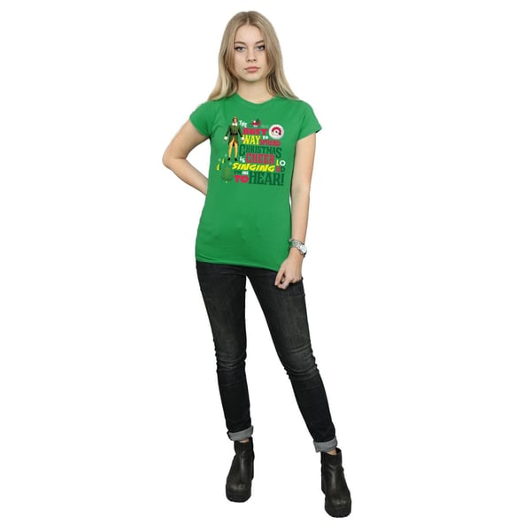 Elf Womens/Ladies Christmas Cheer Cotton T-Shirt