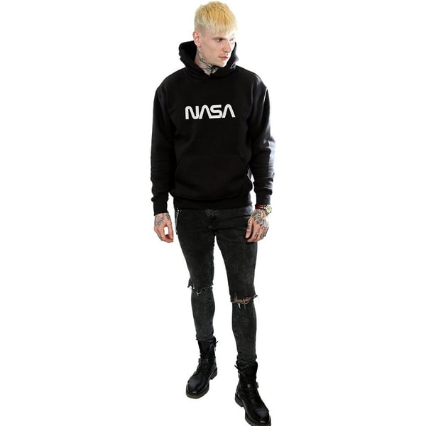 NASA Mens Modern Logo Hoodie