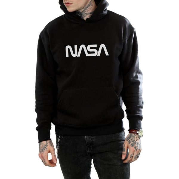 NASA Mens Modern Logo Hoodie