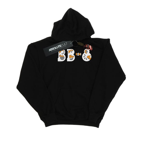 Star Wars Mens The Rise Of Skywalker BB-8 Text Logo Hoodie