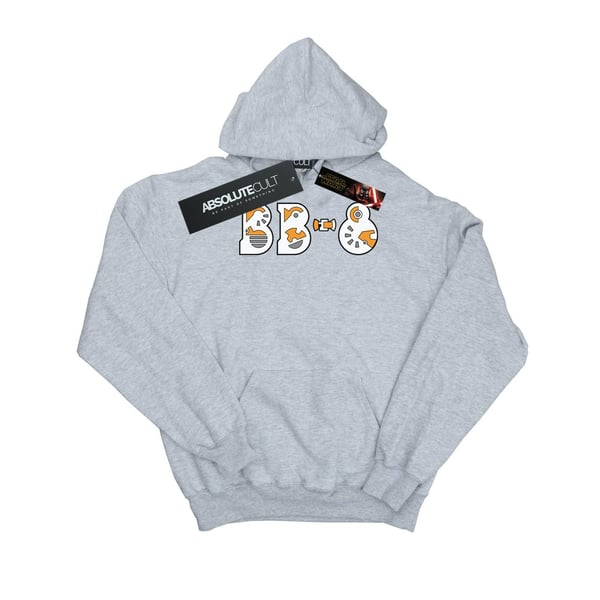 Star Wars Mens The Rise Of Skywalker BB-8 Text Logo Hoodie