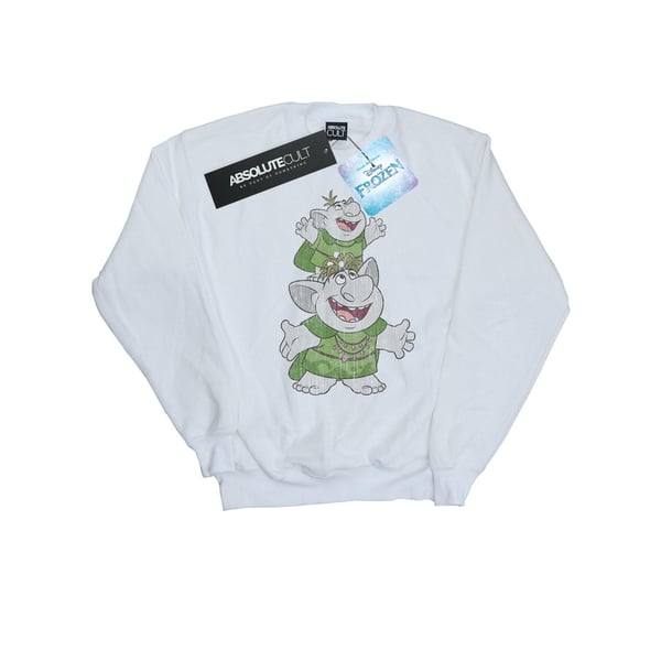 Disney Womens/Ladies Frozen Handstacking Trolls Sweatshirt