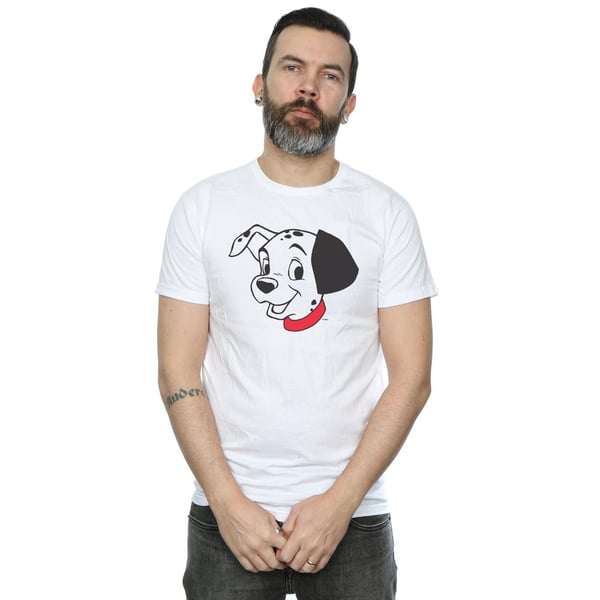 Disney Mens 101 Dalmatians Dalmatian Head T-Shirt