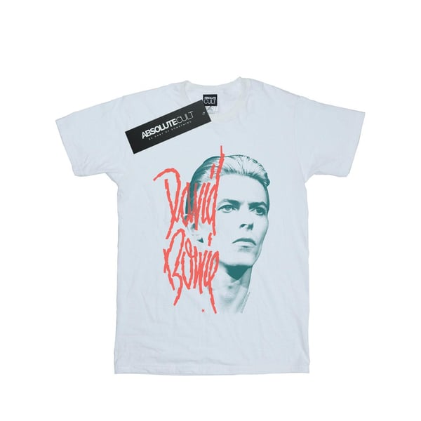 David Bowie Womens/Ladies Mono Stare Cotton Boyfriend T-Shirt