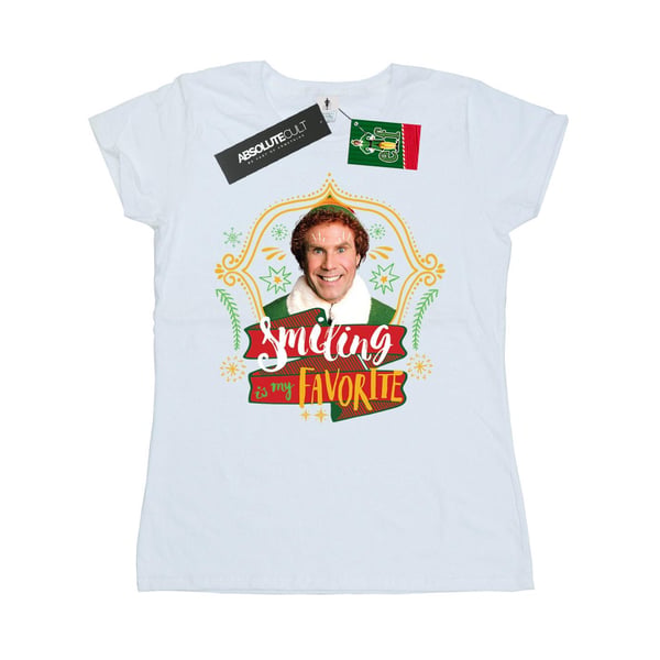 Elf Womens/Ladies Buddy Smiling Cotton T-Shirt