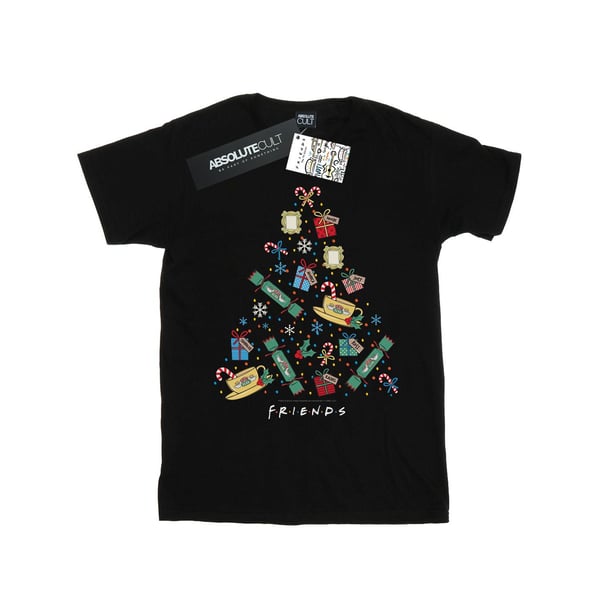 Friends Girls Christmas Tree Cotton T-Shirt