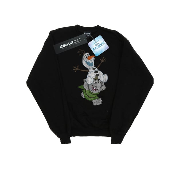 Disney Womens/Ladies Frozen Olaf And Troll Sweatshirt