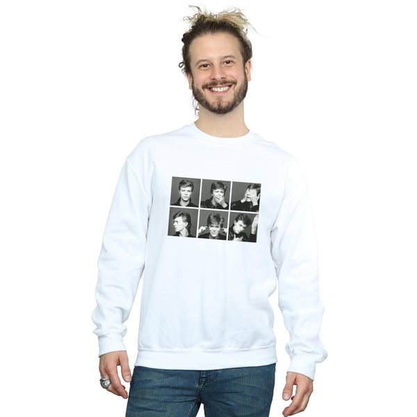 David Bowie Mens Photo Collage Sweatshirt