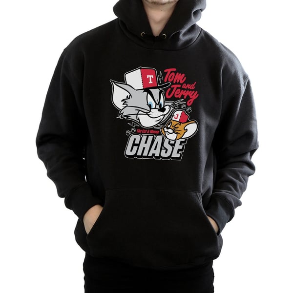 Tom And Jerry Mens Cat & Mouse Chase Hoodie