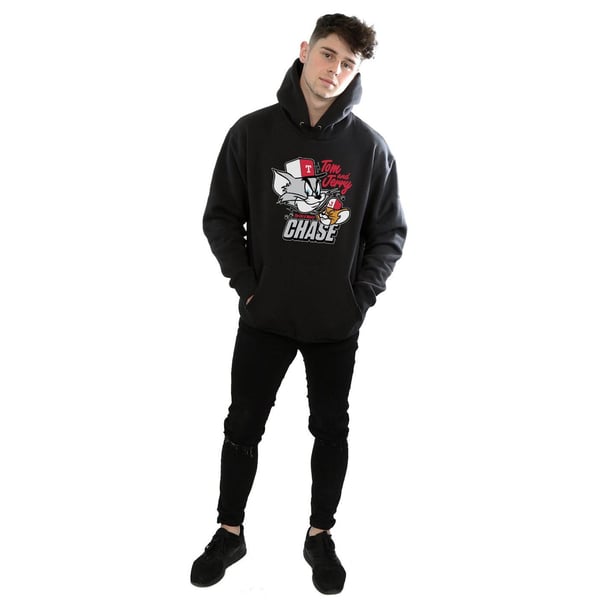 Tom And Jerry Mens Cat & Mouse Chase Hoodie