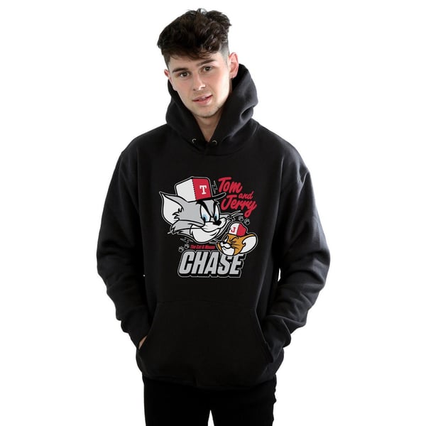 Tom And Jerry Mens Cat & Mouse Chase Hoodie