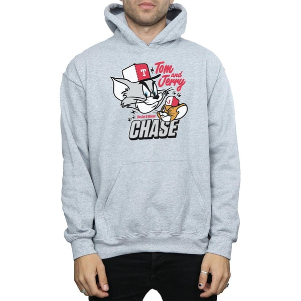 Tom And Jerry Mens Cat & Mouse Chase Hoodie