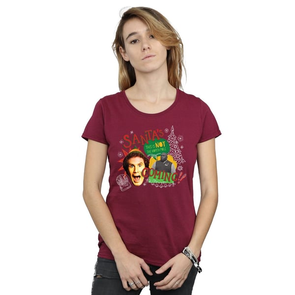 Elf Womens/Ladies North Pole Cotton T-Shirt