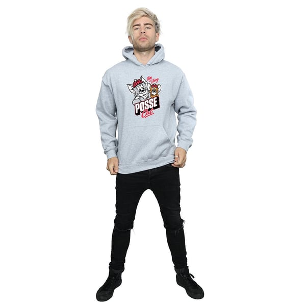 Tom And Jerry Mens Posse Cat Hoodie